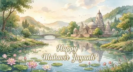 Mahavir Jayanti 2026 Office Greeting Images - Free Happy Mahavir Jayanti 2026 Download