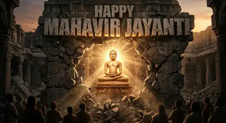 Mahavir Jayanti 2026 Premium Background Design Hd - Free Happy Mahavir Jayanti 2026 Download
