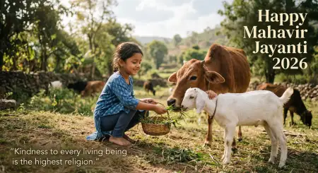 Mahavir Jayanti 2026 Wishes Captions For Instagram - Free Mahavir Jayanti 2026 Wishes Download