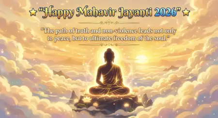 Mahavir Jayanti 2026 Wishes For Better Life - Free Mahavir Jayanti 2026 Wishes Download