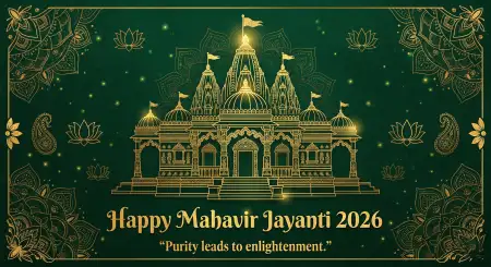 Mahavir Jayanti 2026 Wishes For Enlightenment - Free Mahavir Jayanti 2026 Wishes Download