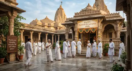 Mahavir Jayanti 2026 Wishes For Facebook Posts - Free Mahavir Jayanti 2026 Wishes Download