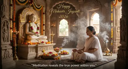 Mahavir Jayanti 2026 Wishes For Loved Ones - Free Mahavir Jayanti 2026 Wishes Download