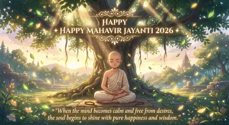 Mahavir Jayanti 2026 Wishes For Parents - Free Mahavir Jayanti 2026 Wishes Download