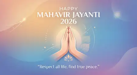 Mahavir Jayanti 2026 Wishes For Peace Messages - Free Mahavir Jayanti 2026 Wishes Download
