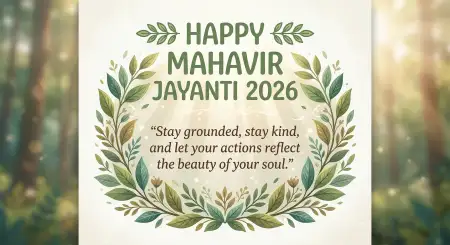 Mahavir Jayanti 2026 Wishes For Sharing Online - Free Mahavir Jayanti 2026 Wishes Download