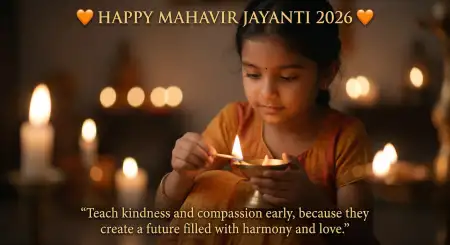 Mahavir Jayanti 2026 Wishes For Students - Free Mahavir Jayanti 2026 Wishes Download