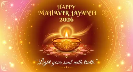 Mahavir Jayanti 2026 Wishes For Teachers - Free Mahavir Jayanti 2026 Wishes Download