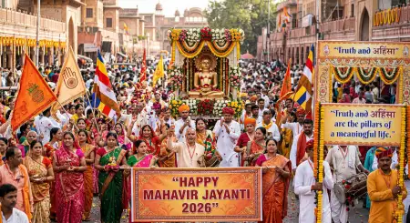 Mahavir Jayanti 2026 Wishes In Kannada Language - Free Mahavir Jayanti 2026 Wishes Download