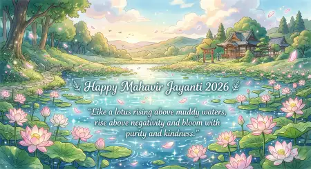 Mahavir Jayanti 2026 Wishes In Poetic Style - Free Mahavir Jayanti 2026 Wishes Download