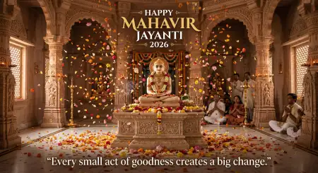 Mahavir Jayanti 2026 Wishes Sms Text Messages - Free Mahavir Jayanti 2026 Wishes Download