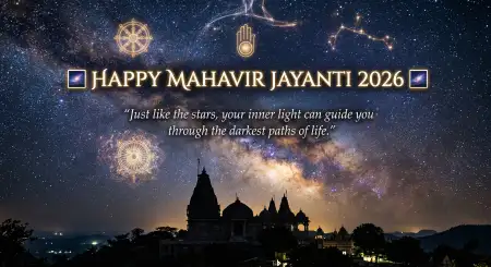 Mahavir Jayanti 2026 Wishes With Festival Quotes - Free Mahavir Jayanti 2026 Wishes Download