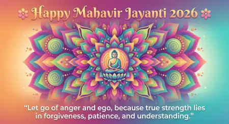 Mahavir Jayanti 2026 Wishes With Images And Quotes - Free Mahavir Jayanti 2026 Wishes Download