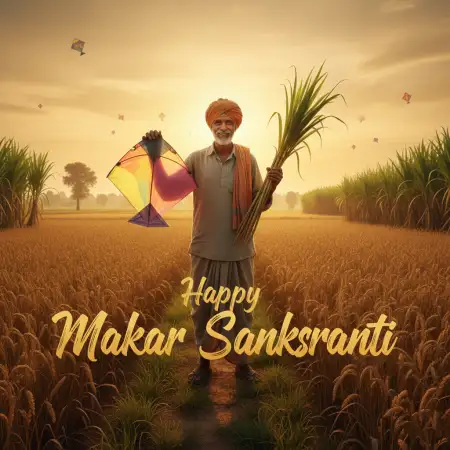 Free Makar Sankranti 2026 Greeting Images Hd Background Download