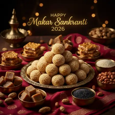Free Makar Sankranti 2026 Wishes In English Background Download