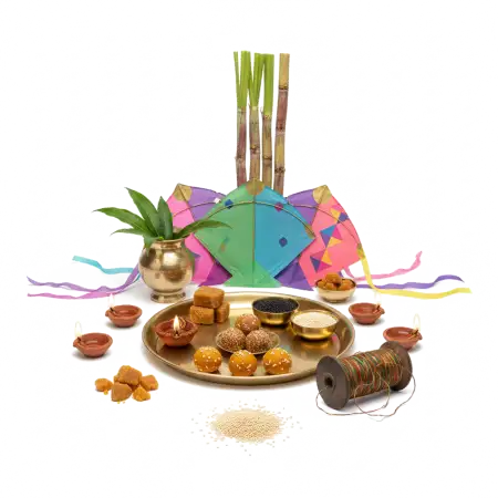 Free Makar Sankranti Festival Elements Png PNG Image Download