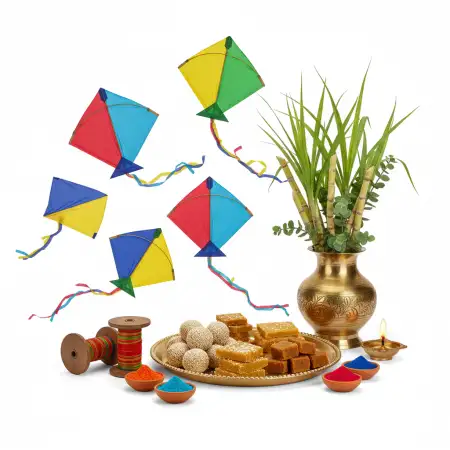 Free Makar Sankranti Invitation Png PNG Image Download