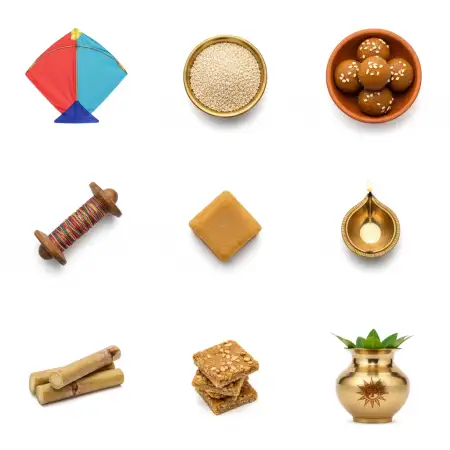 Free Makar Sankranti Reel Thumbnail Png PNG Image Download