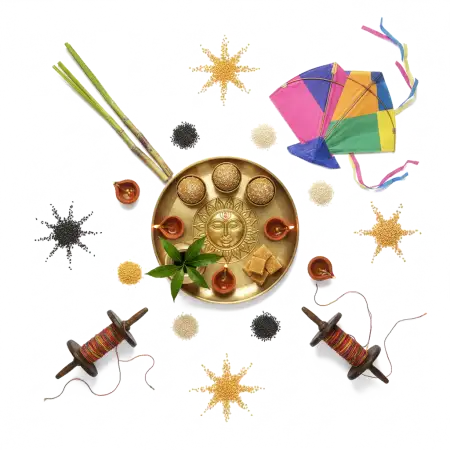 Makar Sankranti Traditional Png Design - Free Png Design Download