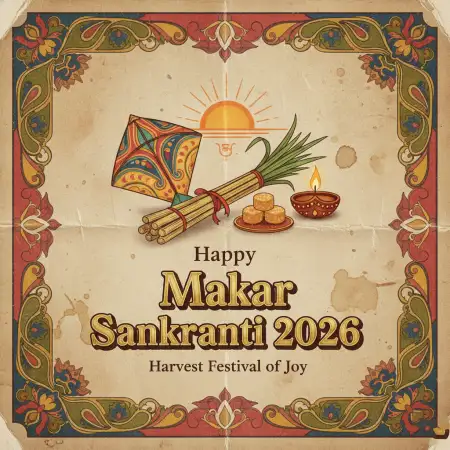 Free Makar Sankranti Wishes 2026 For Whatsapp Status Background Download