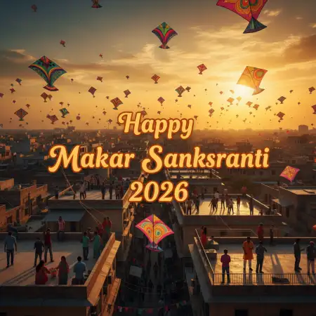 Free Makar Sankranti Wishes Background Image 2026 Background Download
