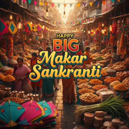 Free Makar Sankranti Wishes For Business 2026 Background Download