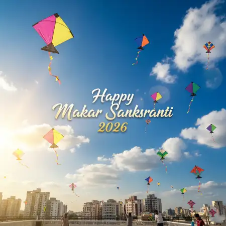 Free Makar Sankranti Wishes Hd Wallpaper 2026 Background Download