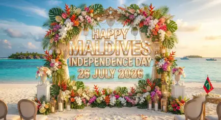 Maldives Independence Day Decorative Elements - Free Maldives Independence Day 2026 Download