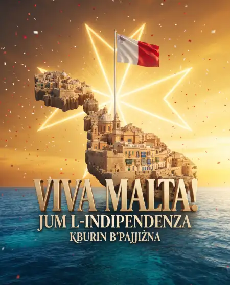 malta independence day celebration poster