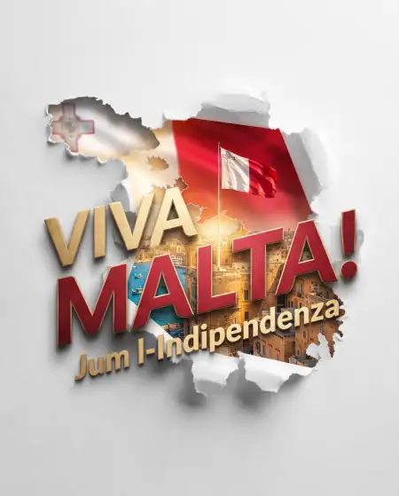 malta independence day logo design - Greek Independence Day Flyer Design