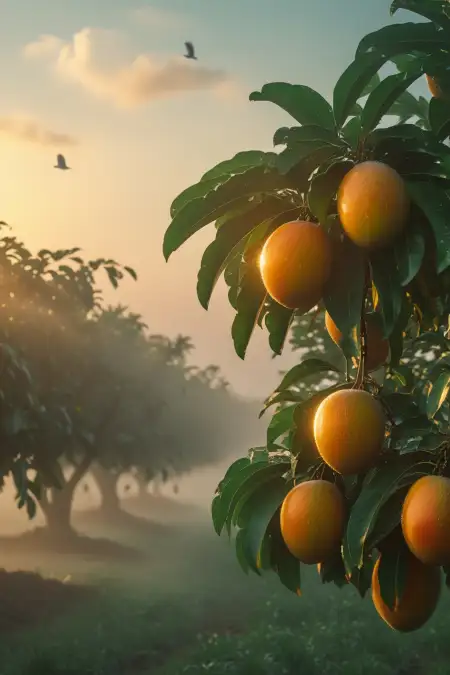 Mango Background With Wood Texture - Free Mango Background Download