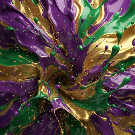 Mardi Gras Festive Abstract Wallpaper - Free Mardi Gras Background Download