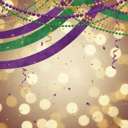 Mardi Gras Festive Design Background Template - Free Mardi Gras Background Download