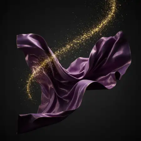 Mardi Gras Shiny Ribbon Background - Free Mardi Gras Background Download