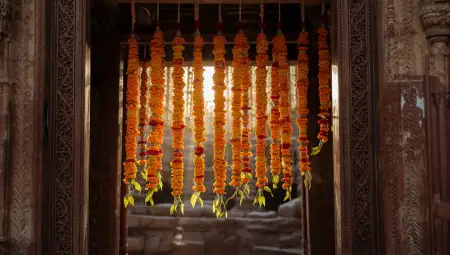 Marigold Flower Wall Hanging Decoration - Free Wall Download