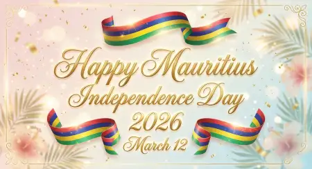 Mauritius Independence Day 2026 Greeting Messages - Free Happy Mauritius Independence Day 2026 Download
