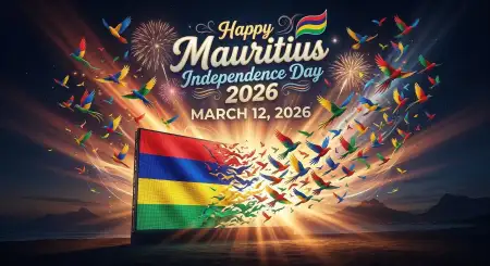 Mauritius Independence Day Celebration Banner 2026 - Free Happy Mauritius Independence Day 2026 Download