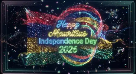 Mauritius Independence Day Celebration Graphics 2026 - Free Happy Mauritius Independence Day 2026 Download
