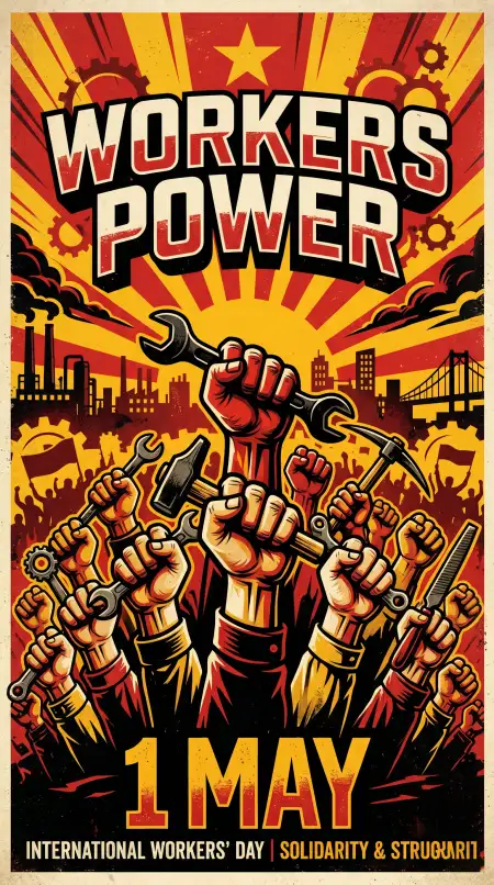 May Day Digital Art Images - Free International Labor Day Wishes 2026 Download