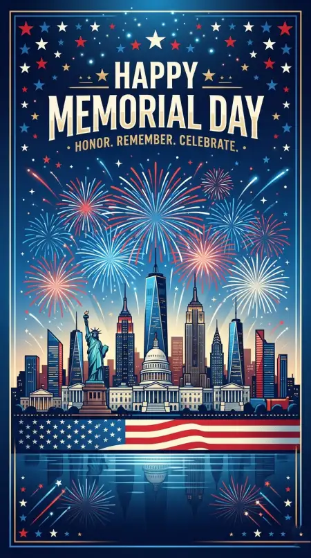 Memorial Day 2026 Celebration Poster - Free Memorial Day 2026 Download