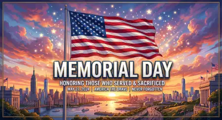 Free Memorial Day 2026 Emotional Patriotic Poster Art Background Image Download
