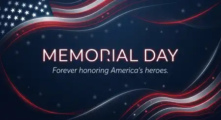 Free Memorial Day 2026 Hero Tribute Graphics Background Image Download