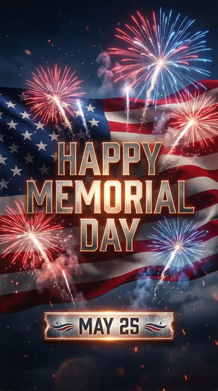 Memorial Day 2026 Holiday Graphics - Free Memorial Day 2026 Download