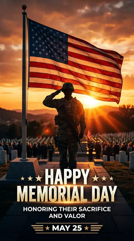 Memorial Day 2026 Mobile Wallpaper - Free Memorial Day 2026 Download