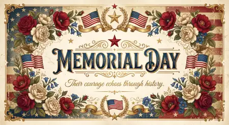 Free Memorial Day 2026 Modern Patriotic Wallpaper Design Background Image Download