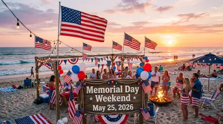 Memorial Day 2026 Patriotic Social Media Design - Free Memorial Day 2026 Download