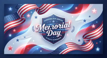 Free Memorial Day 2026 Patriotic Vector Backgrounds Background Image Download