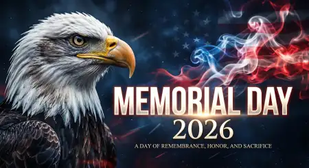 Free Memorial Day 2026 Remembrance Tribute Artwork Background Image Download