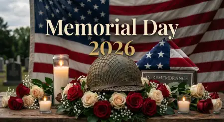 Free Memorial Day 2026 Social Media Post Ideas Background Image Download