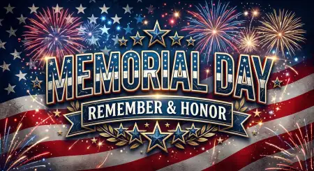 Memorial Day 2026 Transparent Background - Free Memorial Day 2026 Download